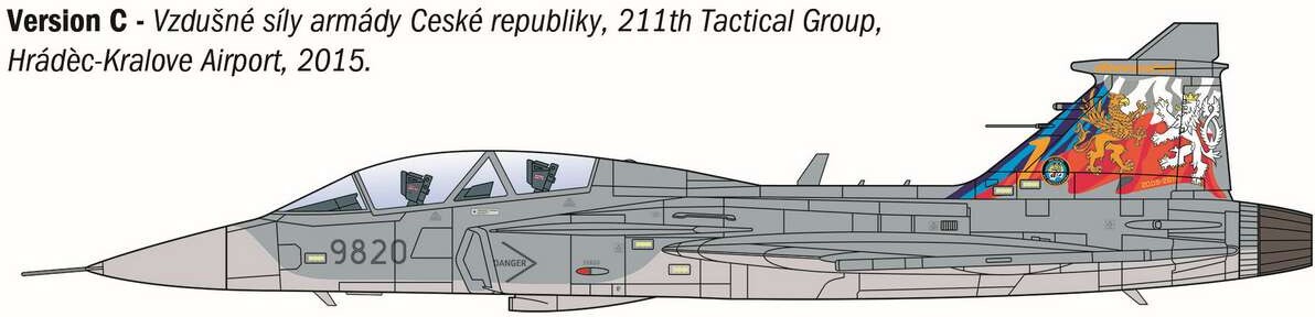 Italeri - Jas-39 Gripen Twin Seater Model Byggesæt - 1 72 - 91216