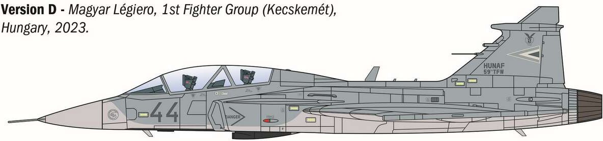 Italeri - Jas-39 Gripen Twin Seater Model Byggesæt - 1 72 - 91216