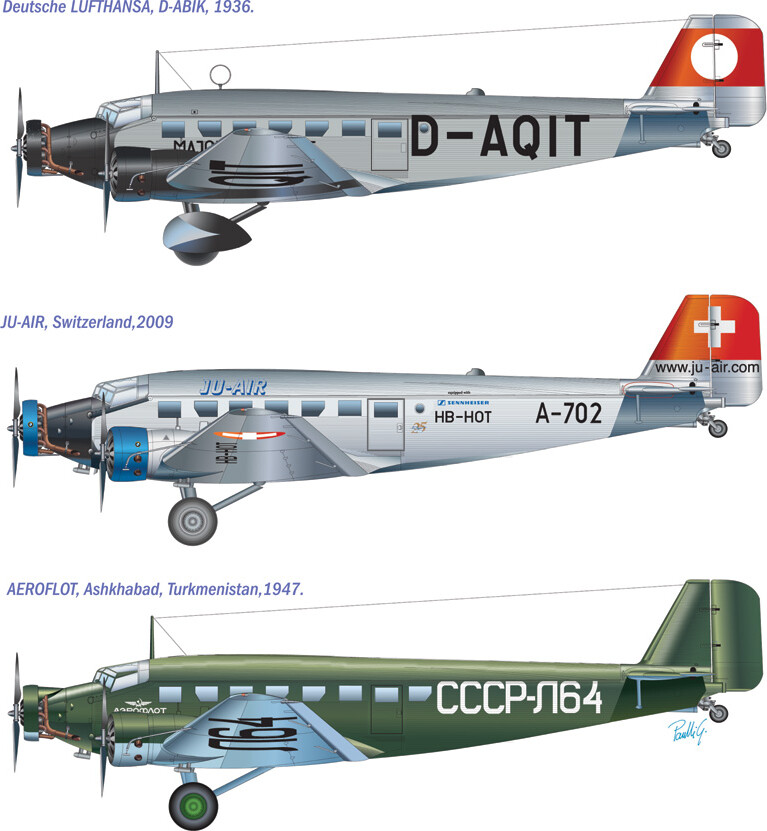 Italeri - Junkers Ju-52 Tante Ju Fly Byggesæt - 1 72 - 150