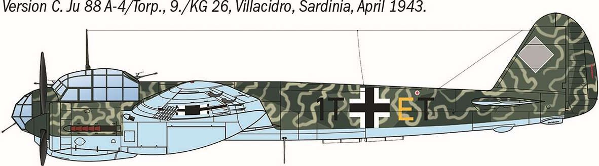 Italeri 1489S - Junkers Ju 88 A-17 Torpedo Bomber Fly - 1 72