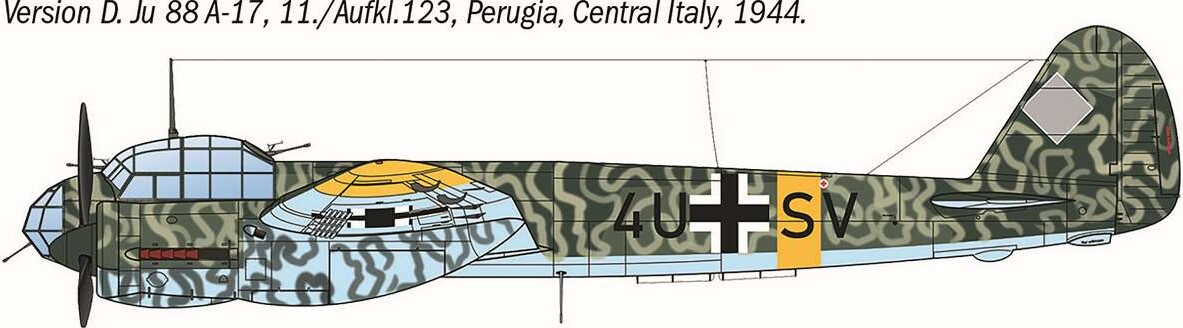 Italeri 1489S - Junkers Ju 88 A-17 Torpedo Bomber Fly - 1 72