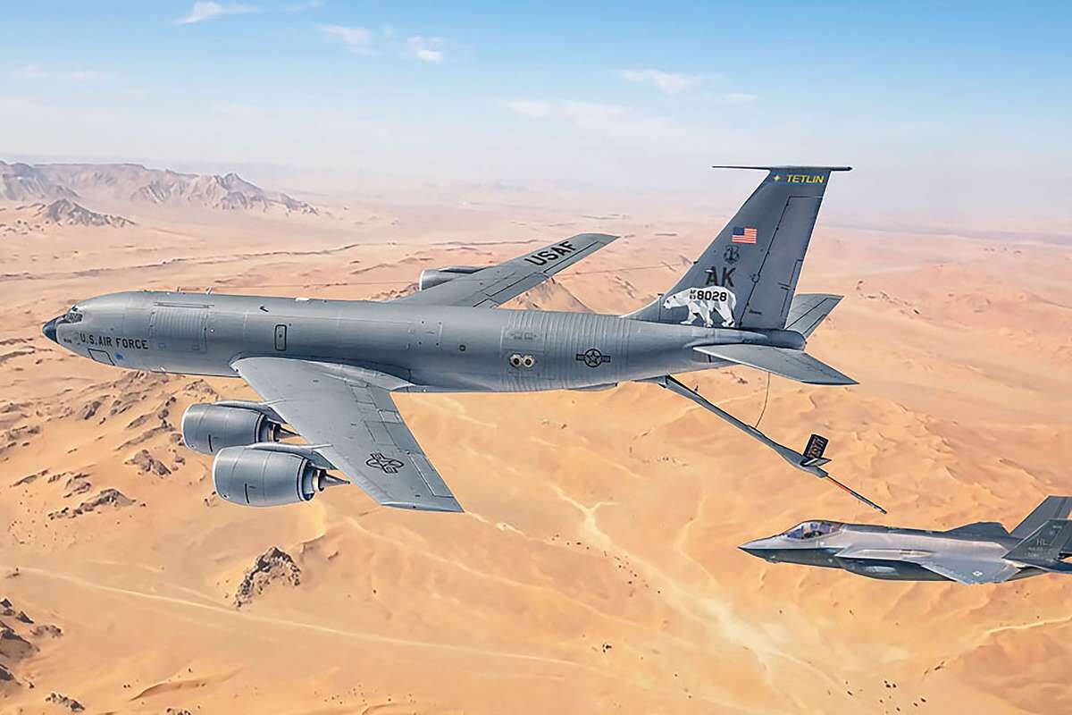 1 72 Kc-135 Rfr Stratotanker - 91281 - Italeri