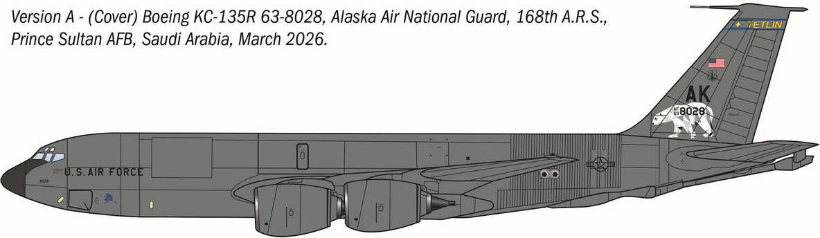 1 72 Kc-135 Rfr Stratotanker - 91281 - Italeri