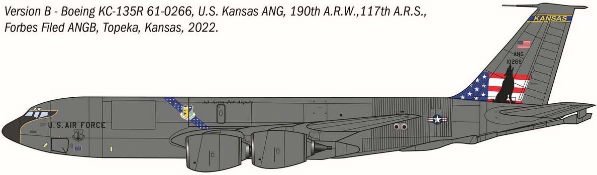 1 72 Kc-135 Rfr Stratotanker - 91281 - Italeri