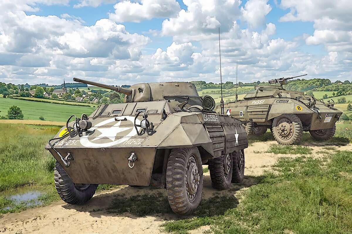 Italeri - M8 Greyhound M20 Armored Utility Car - 1 72 - 7087