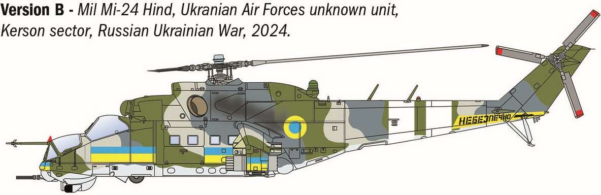 Italeri - Mil Mi-24 Mil Mi-35 Hind Model Byggesæt - 1 72 - 1432