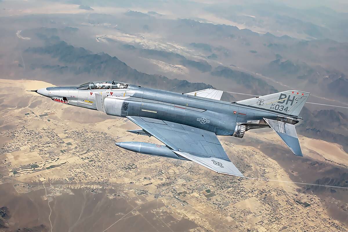 Italeri - Rf-4 Ce Phantom Ii Model Fly Byggesæt - 1 72 - 1477