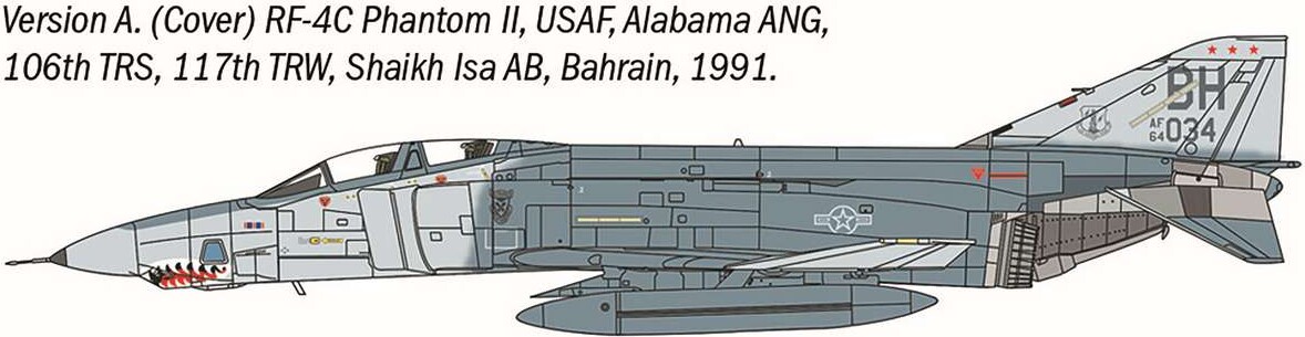 Italeri - Rf-4 Ce Phantom Ii Model Fly Byggesæt - 1 72 - 1477