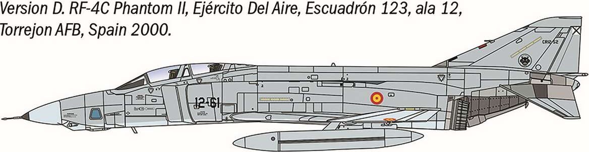 Italeri - Rf-4 Ce Phantom Ii Model Fly Byggesæt - 1 72 - 1477