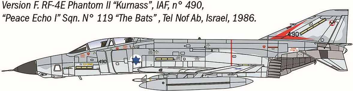 Italeri - Rf-4 Ce Phantom Ii Model Fly Byggesæt - 1 72 - 1477