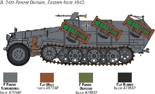 Italeri - Stuka Zu Fuss Tank Byggesæt - 1 72 - 7080