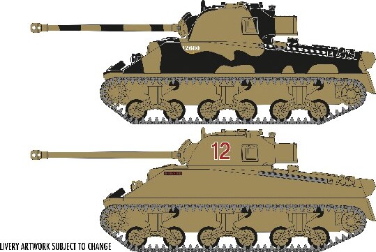 Airfix - Sherman Firefly Tank Byggesæt - 1 72 - A02341
