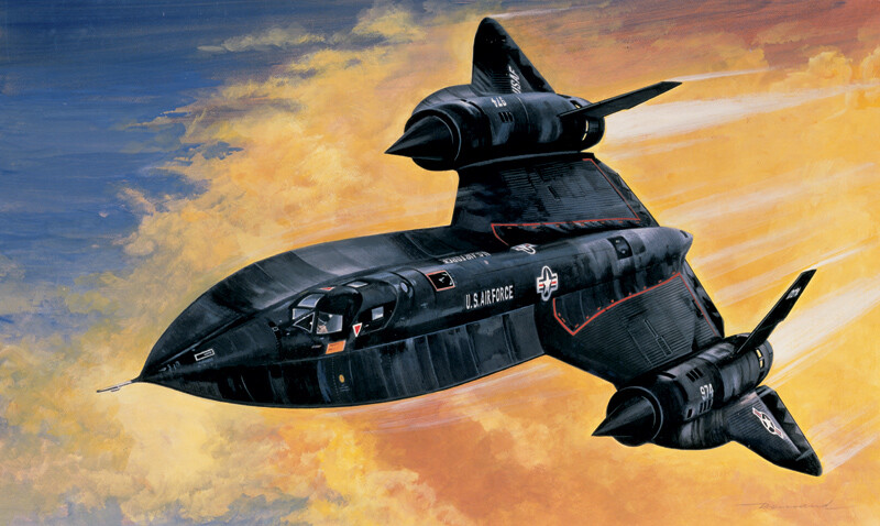 Italeri - Sr-71 Blackbird Fly Byggesæt - 1 72 - 145