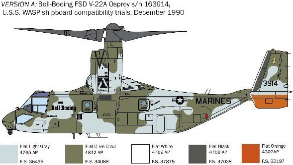 Italeri - 1 72 V-22A Osprey - 1463S