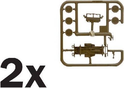 Italeri - Willy Jeep 14 Ton 4X4 Bil Byggesæt - 1 72 - 7506S