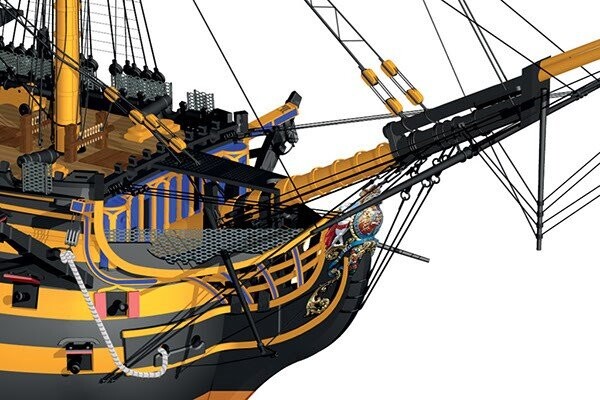 Billing Boats - Hms Victory 498 Skib Byggesæt - 1 75 - Bb498