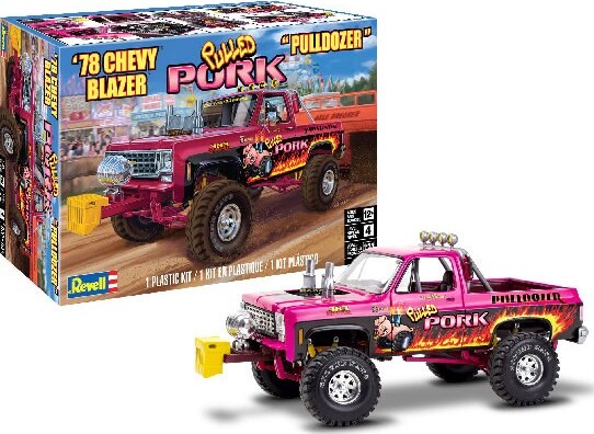 Revell - 1978 Chevy Blazer Pulldozer Modelbil Byggesæt - 14532