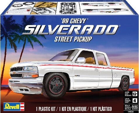 Revell - Chevy Silverado Pickup Byggesæt - 1 25 - Level 4 - 14538