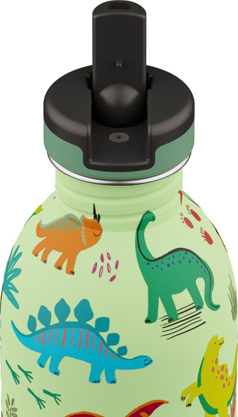 24 Bottles - Kids Collection - Urban Bottle 250 Ml W Sports Lid - Jurassic