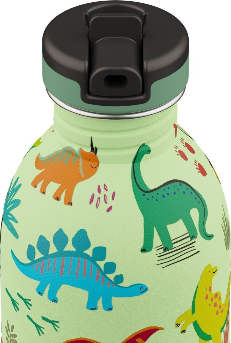 24 Bottles - Kids Collection - Urban Bottle 250 Ml W Sports Lid - Jurassic