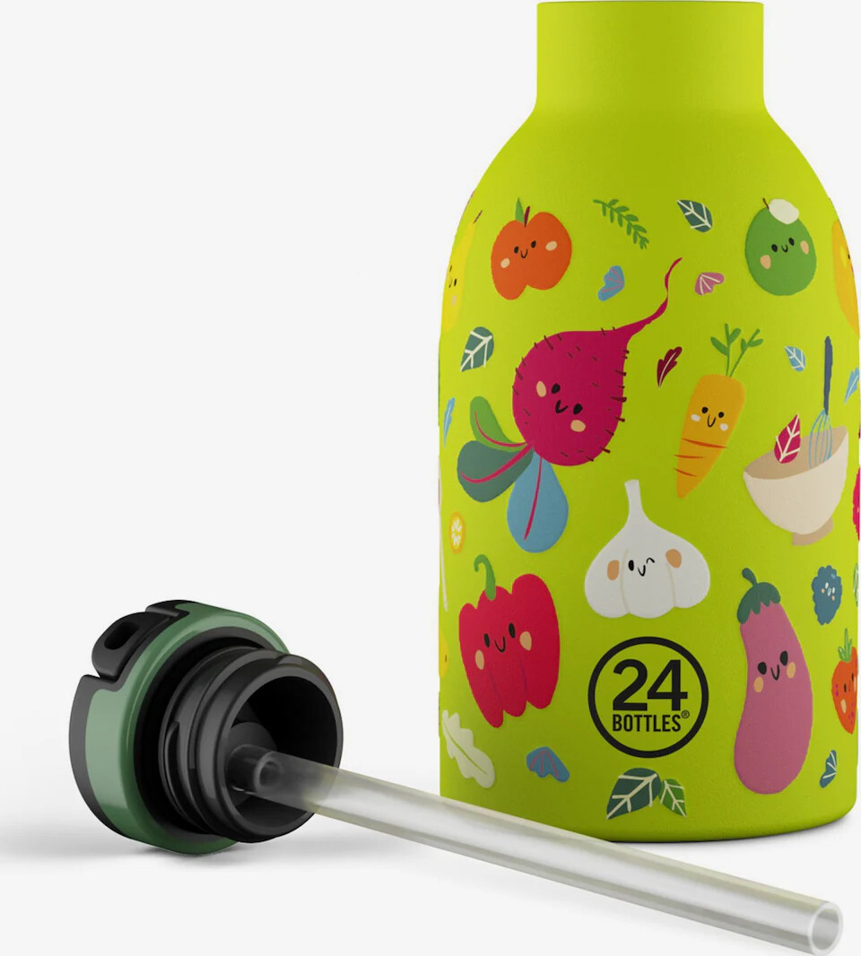 24Bottles - Clima - Veggie Friends - Lime - 330 Ml