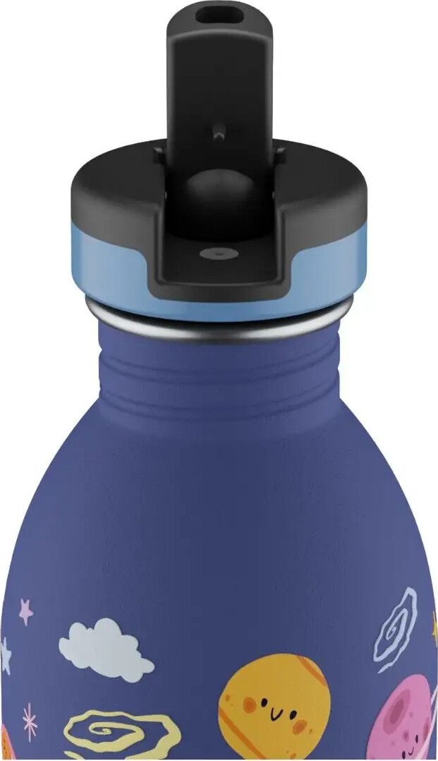 24Bottles - Urban Bottle - Space Friends - Blå - 500 Ml