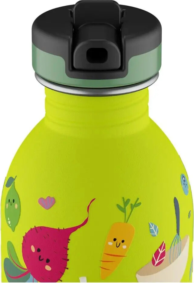 24Bottles - Urban Bottle - Veggie Friends - Lime - 250 Ml