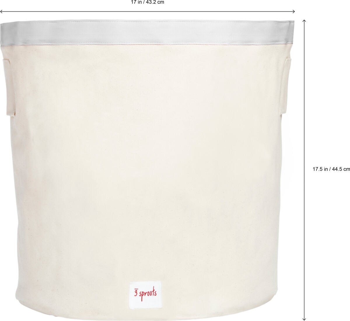 3 Sprouts - Opbevaringskurv Til Børn - Kaffe Hjort