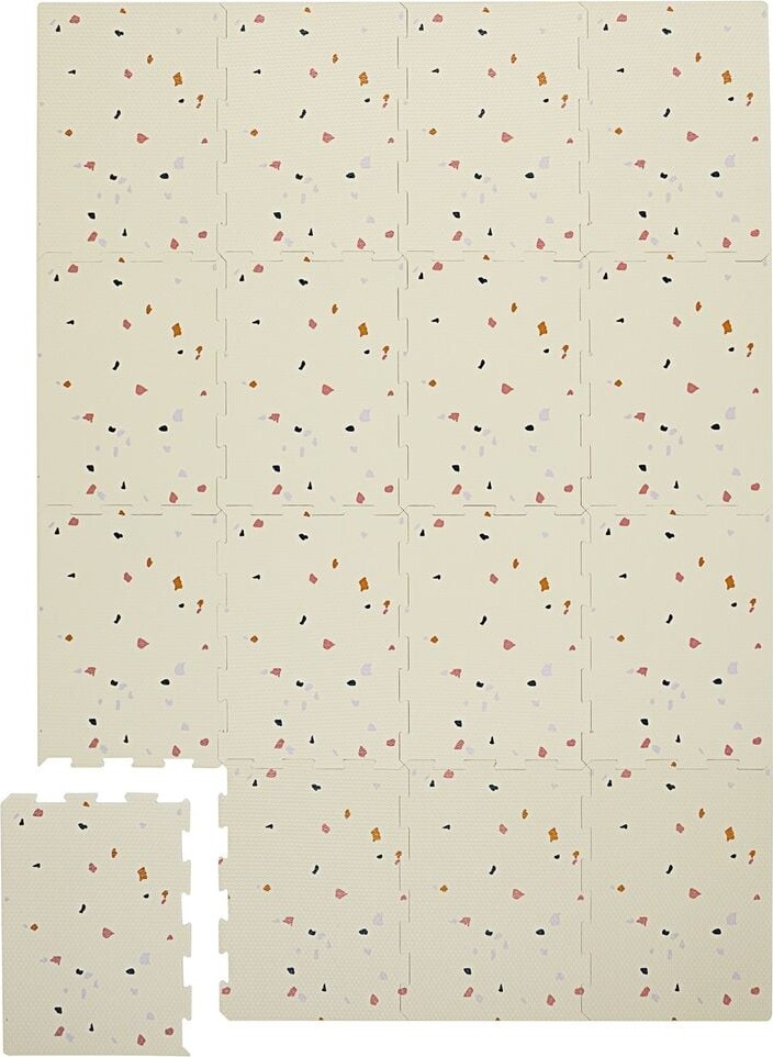 3 Sprouts - Skumgulv Til Børn - Terrazzo Cream - 171X123 Cm