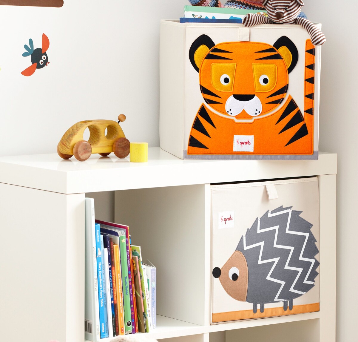 3 Sprouts - Opbevaringskasse - Orange Tiger
