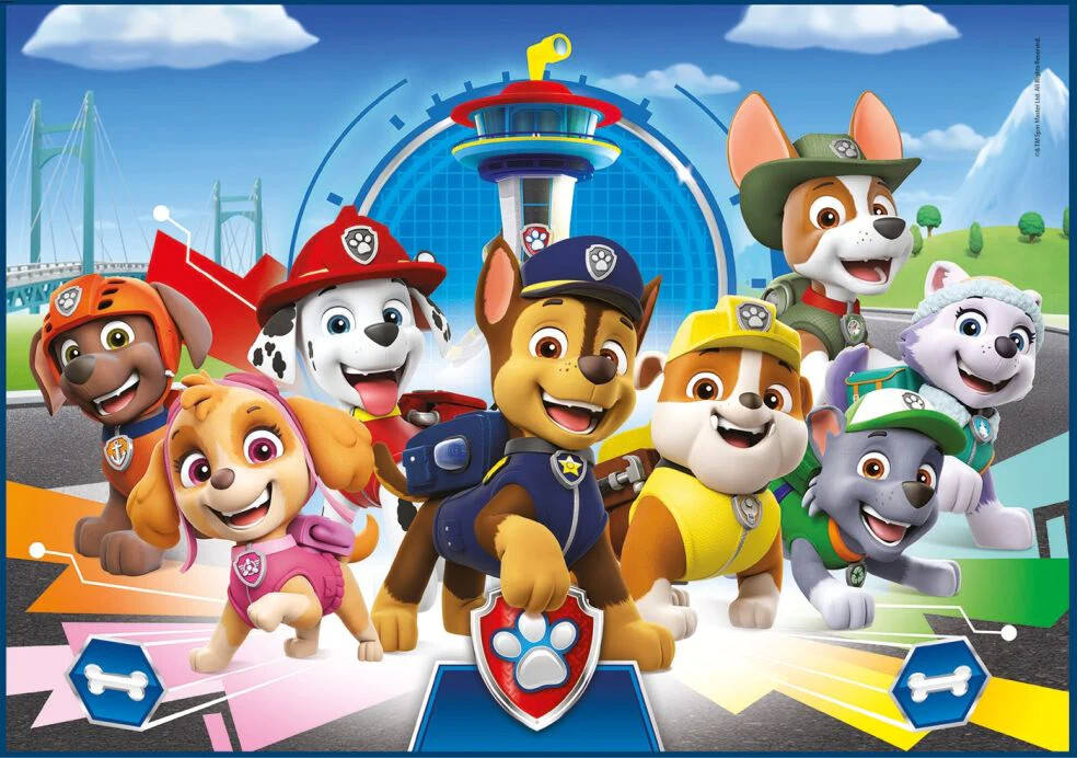 Paw Patrol Puslespil - Super Color - Clementoni - 30 Brikker