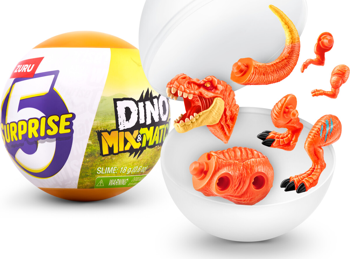 Zuru - 5 Surprise - Dino Mix Match - Lav En Dinosaur Figur - S1 V