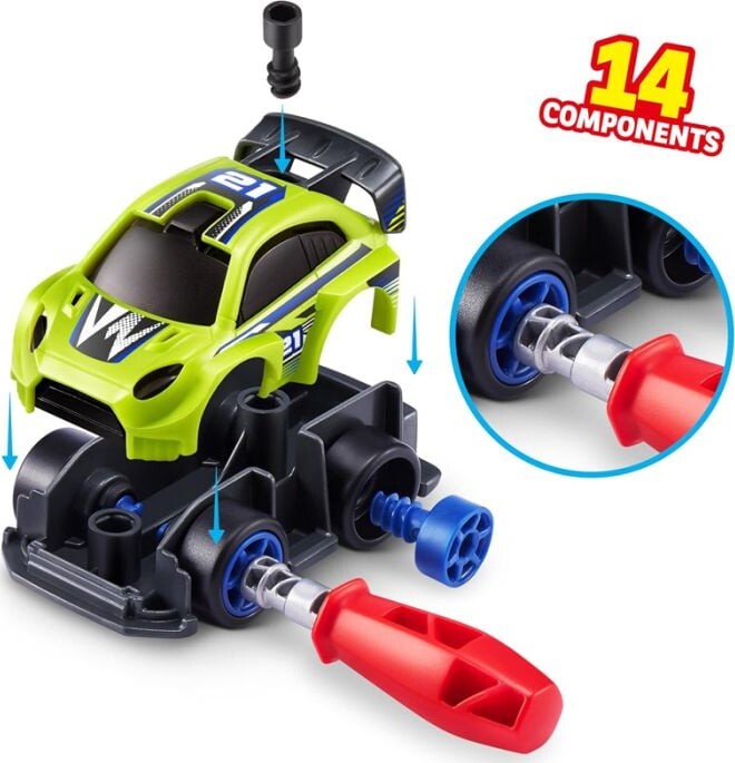 Zuru - 5 Surprise - Make A Racer - Series 1 - Surprise Legetøj