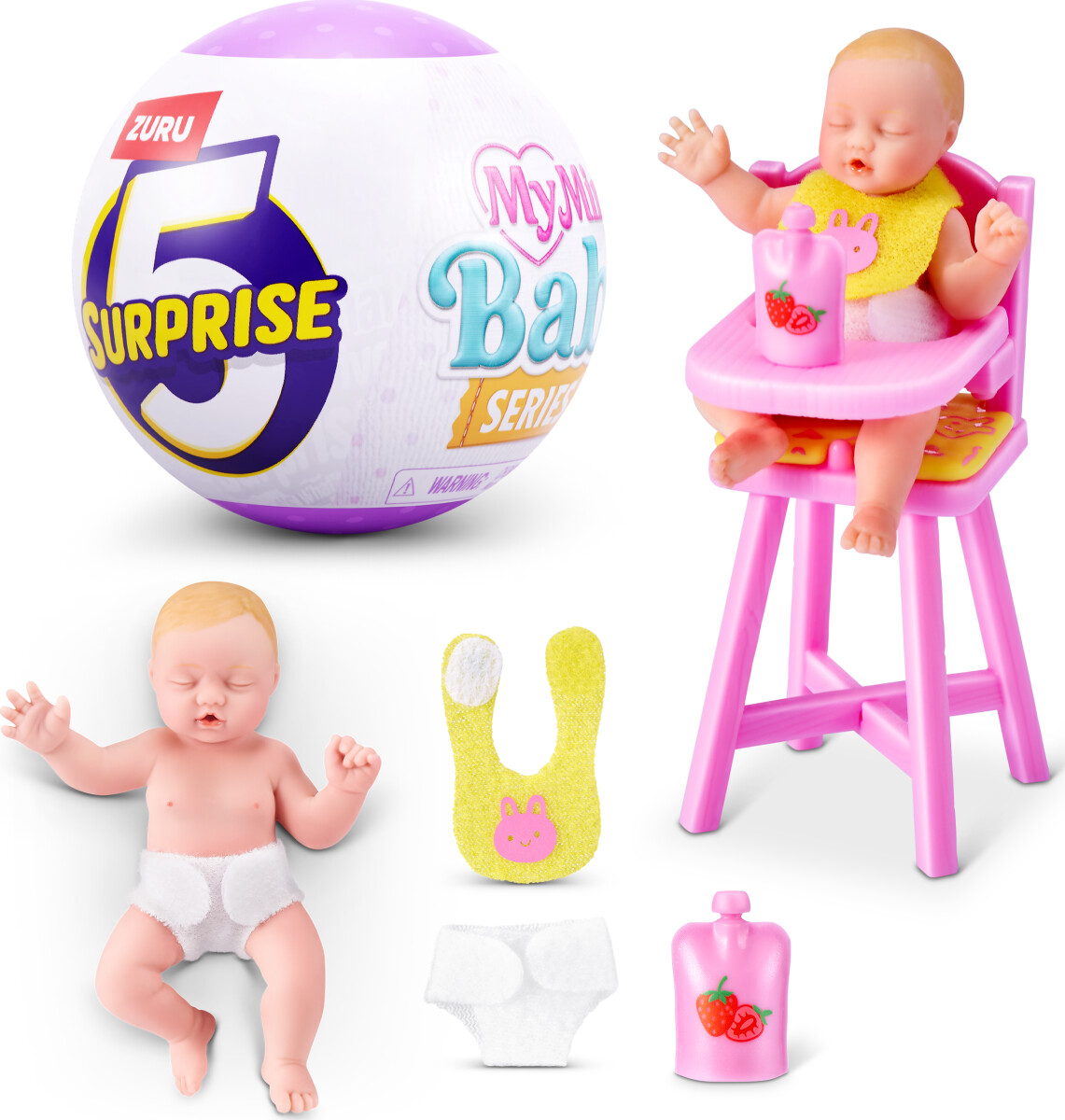 Zuru - 5 Surprise - My Mini Baby - Figur Og Tilbehør - Series 2