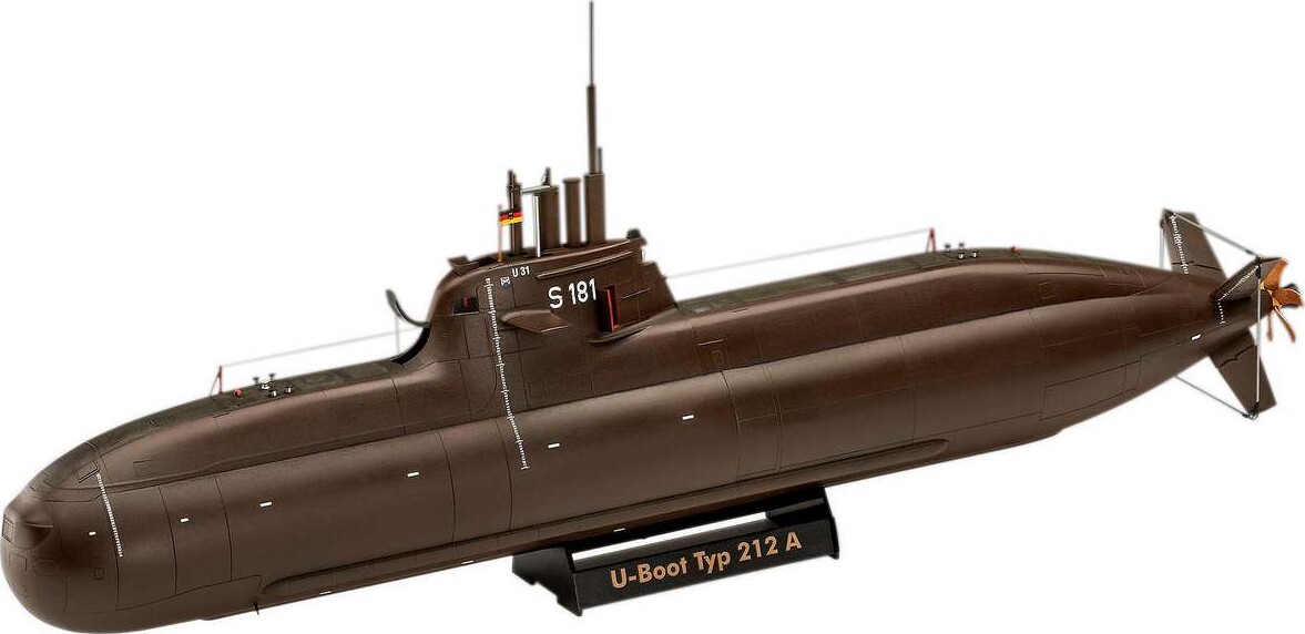 Revell 05186 - Wilhelm Bauer U-2540 - 1 444 - Level 4 - Build Paint