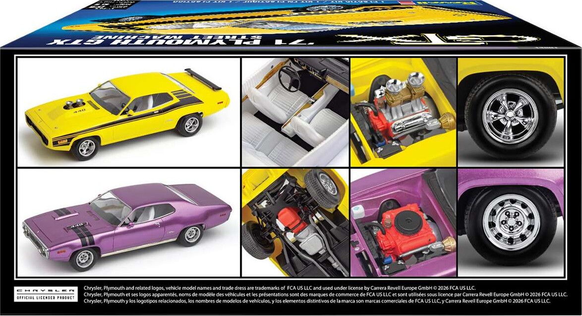 Revell 14588 - Gtx 71 Plymouth Street Machine Byggesæt - 1 24