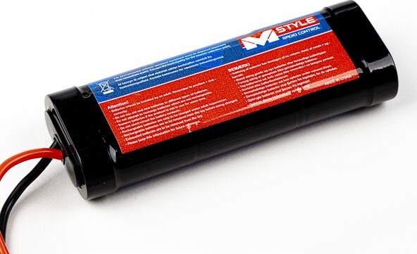 Batteria NiMH Ricaricabile 7.2V 3600mAh Con Attacco Tamiya RC - Foto 4