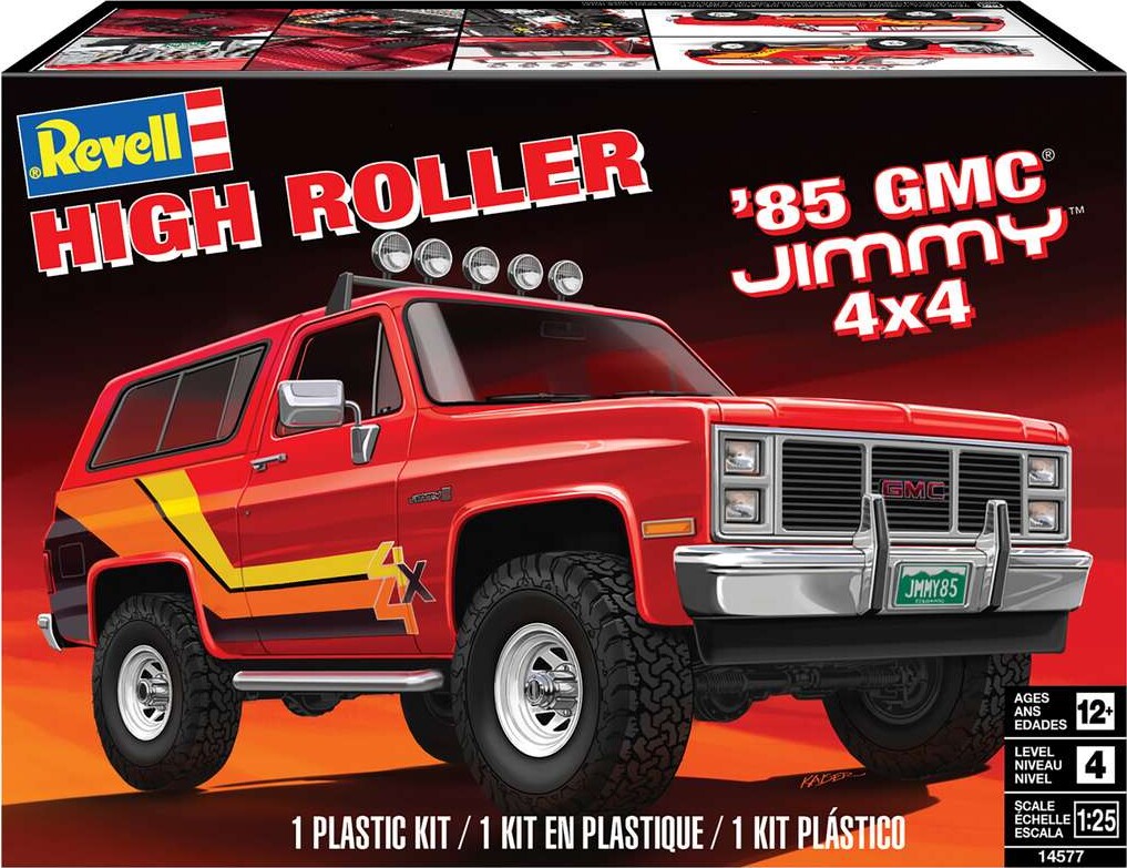 Revell - High Roller 85 Gmc Jimmy 4X4 Byggesæt - 1 25 - 14577