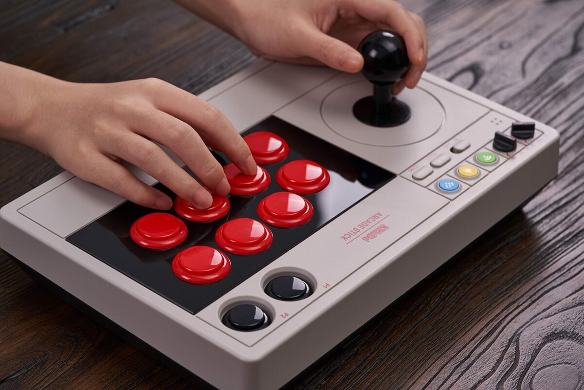 8Bitdo - Arcade Stick 24G - Controller Til Pc Nintendo Switch