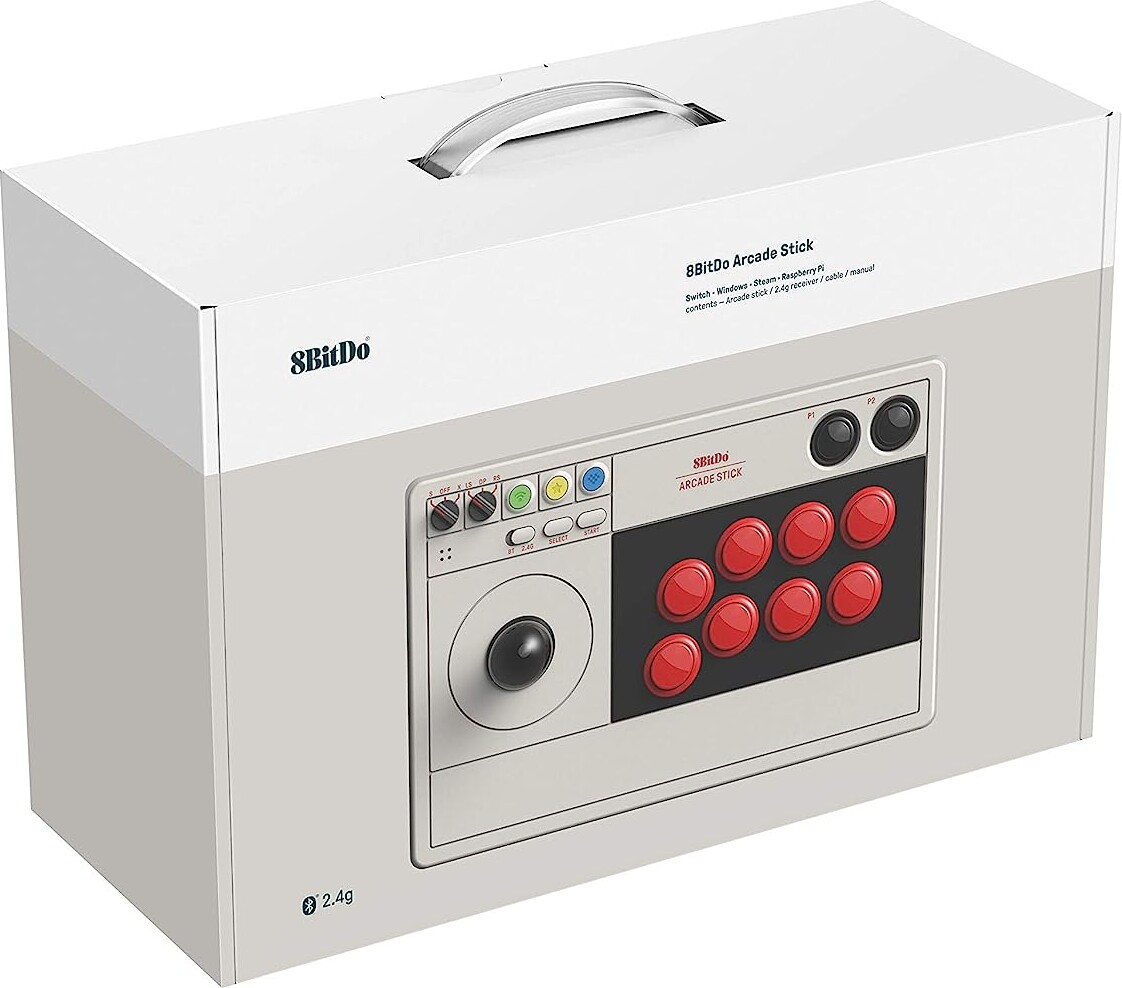 8Bitdo - Arcade Stick 24G - Controller Til Pc Nintendo Switch