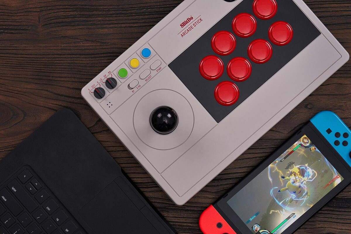 8Bitdo - Arcade Stick 24G - Controller Til Pc Nintendo Switch