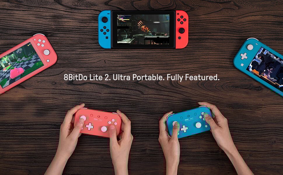8Bitdo Lite 2 Bt Gamepad - Pink