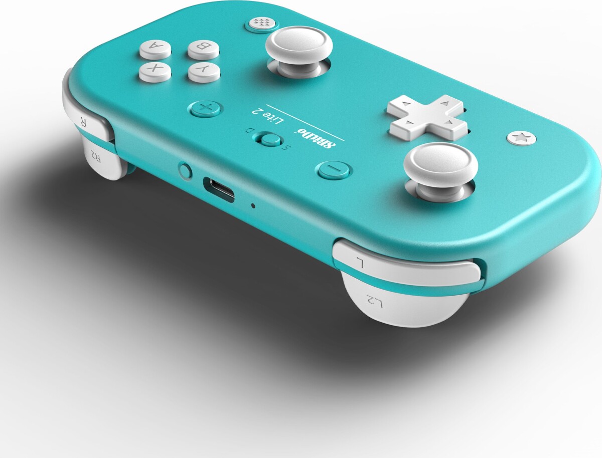 8bitdo - Lite 2 Bt Gamepad Controller - Bluetooth - Turkis | Se tilbud ...