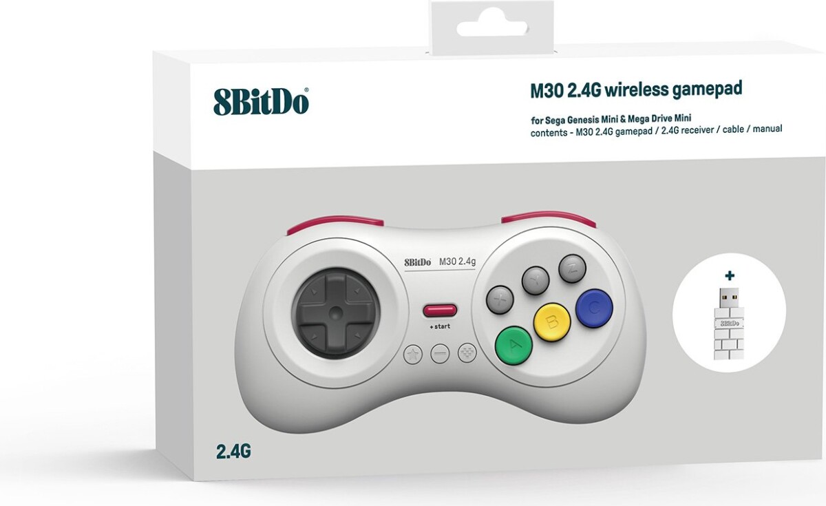 8Bitdo - M30 24G - Trådløs Controller Til Switch Pc Android Pi