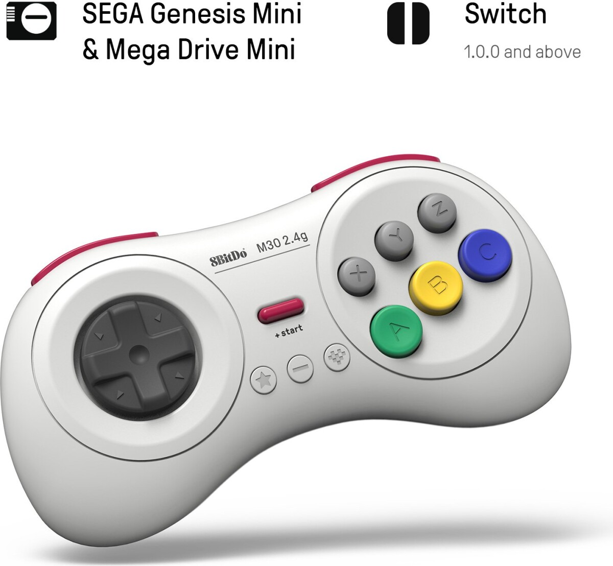 8Bitdo - M30 24G - Trådløs Controller Til Switch Pc Android Pi