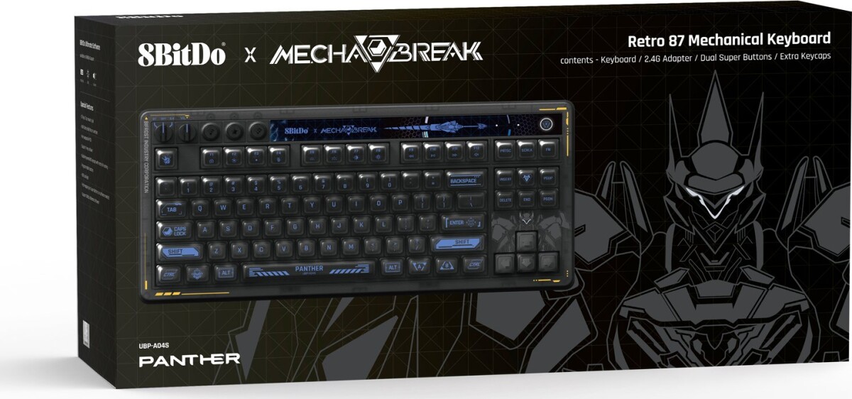 8Bitdo - Mechanical Keyboard Mecha Break Ed - Black - 87 Keys