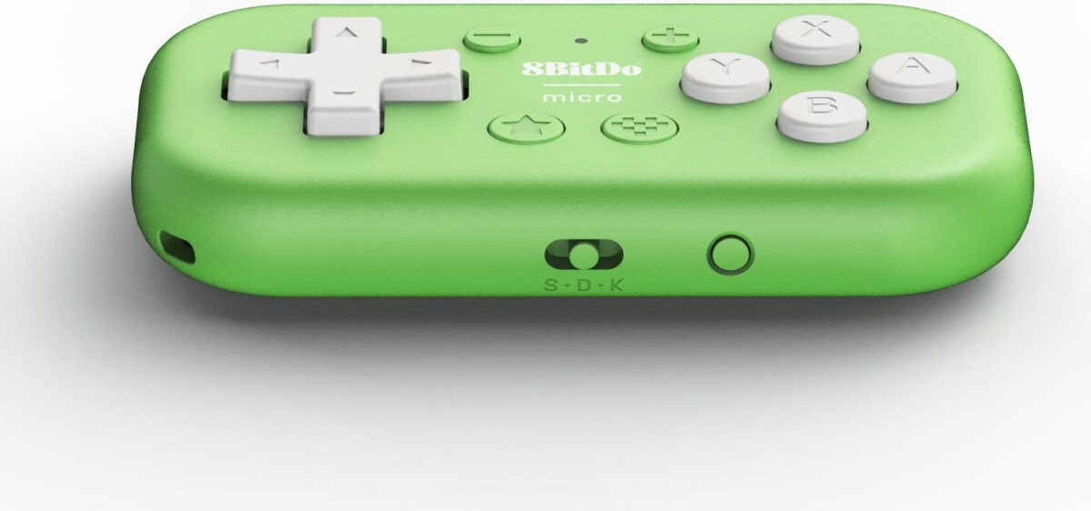 8Bitdo - Micro - Bluetooth Controller Til Android Pc Macos - Grøn