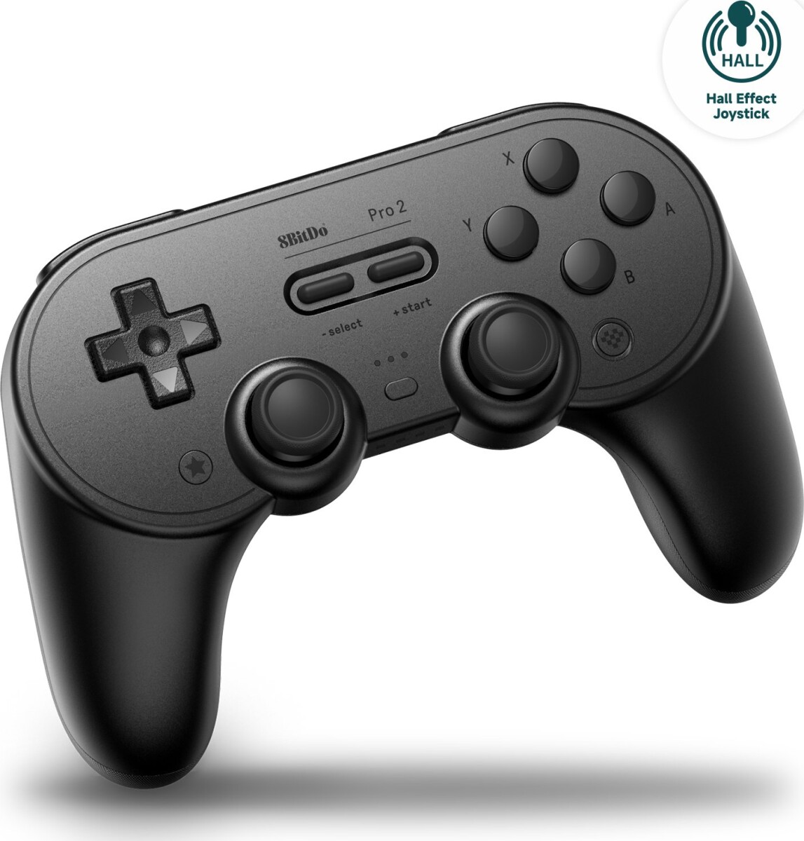 8Bitdo - Pro 2 - Controller Til Switch Pc Android Mac - Sort