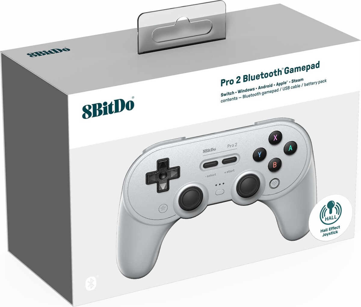 8Bitdo - Pro 2 - Controller Til Switch Pc Android Mac - Grå