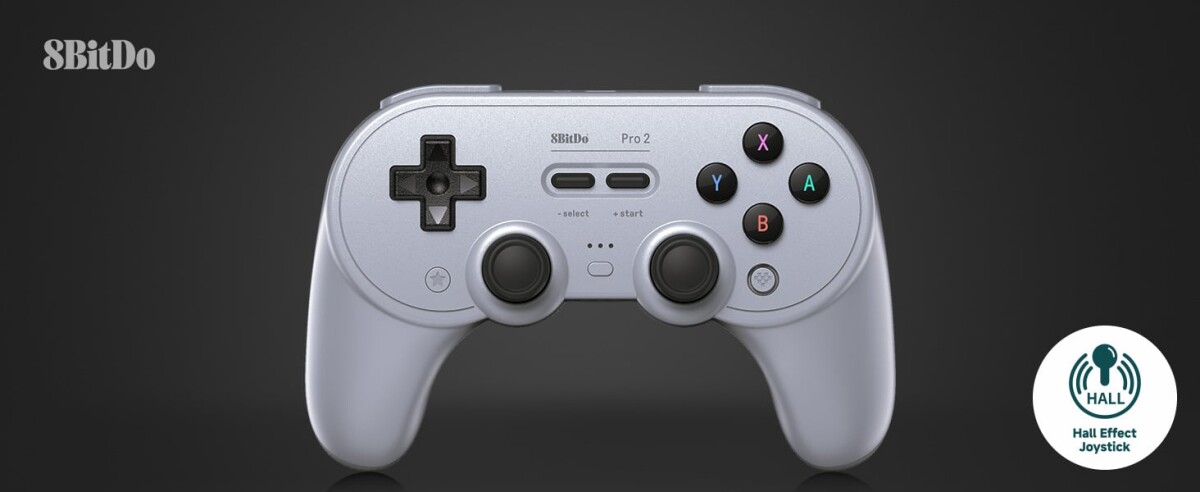8Bitdo - Pro 2 - Controller Til Switch Pc Android Mac - Grå